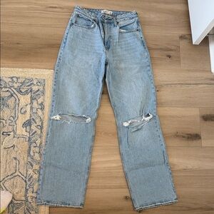 Abercrombie & Fitch Light Blue High Rise Jeans